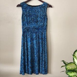 Jessica Howard Ruched Waist Printed Dress